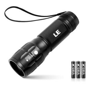 Lighting EVER LED Flashlights High Lumens, Small Flashlight, Zoomable, New
